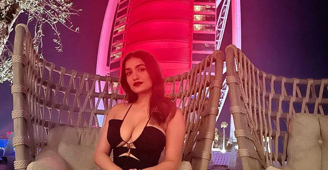 Saniya Iyappan in Dubai. Photo: Instagram @