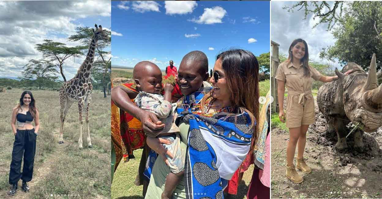 Saniya Iyappan enjoys Africa; clicks from her various adventures at the Maasai Mara Reserve in Kenya. Photo: Instagram/@_saniya_iyappan_