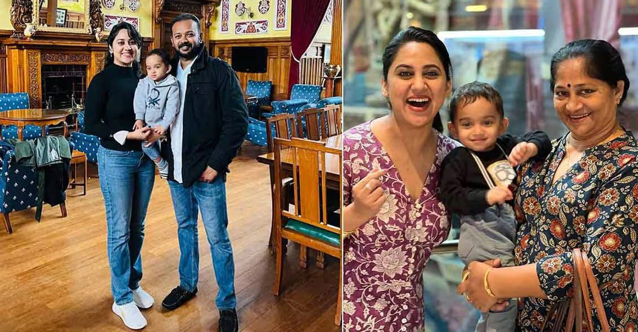The actress reveals how she manages to travel with a toddler, the kind of trips she isn't a fan of, how the couple plans their trips, and more. Photo: Instagram/@miyageorge