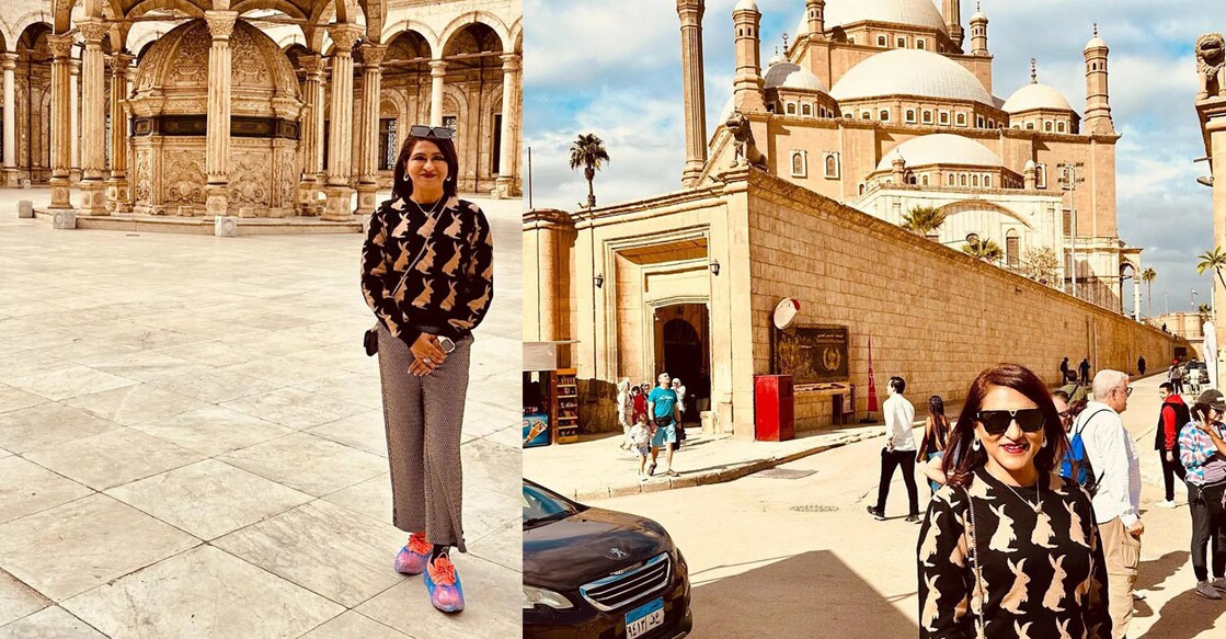 Beena Kannan in Egypt. Photo: Instagram/@beenaseematti