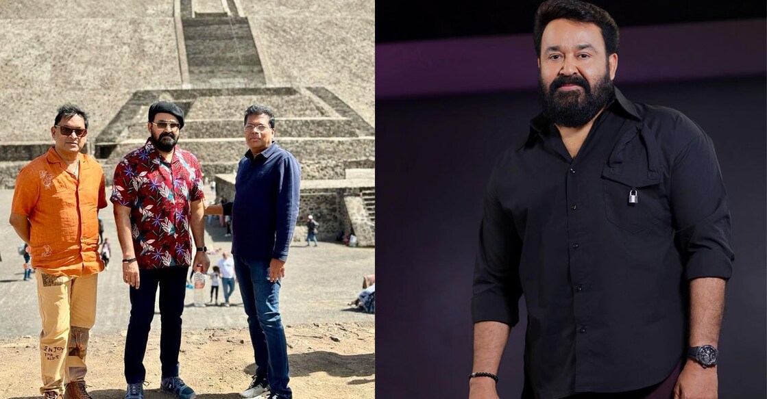 Mohanlal in Teotihuacan, a UNESCO World Heritage site near Mexico City, which is a pre-Columbian city known for its impressive culture and architecture. Photo: Instagram/@mohanlal