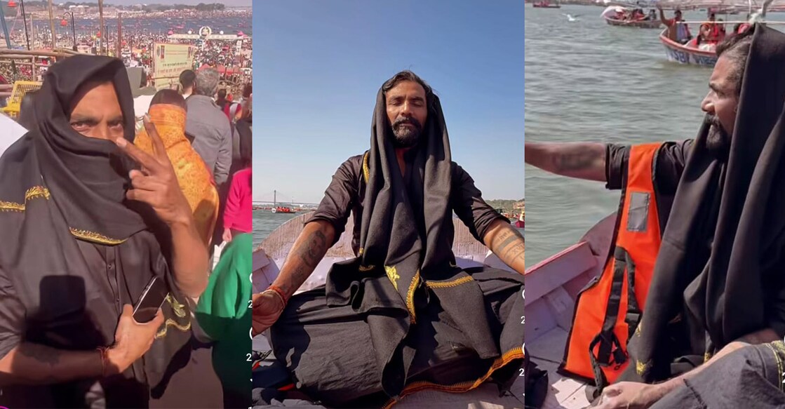 Remo D'Souza at Kumbh Mela 2025. Photo: Instagram/@remodsouza