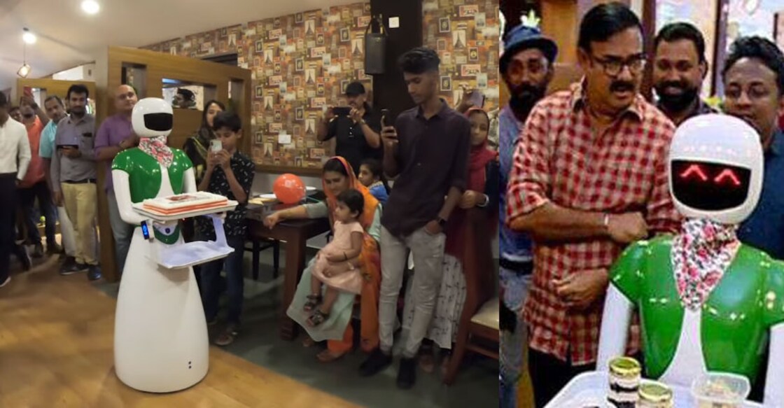 Robots serve you tasty dishes at Maniyan Pillai Raju's restaurant