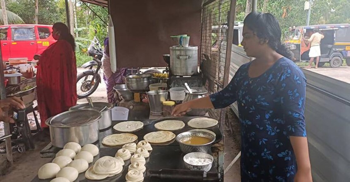 Not just porotta but Merinda makes the perfect kappa and beef