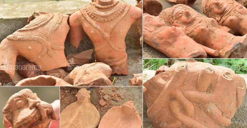 Centuries-old terracotta artefacts found on Pampa banks Centuries-old terracotta artefacts found on Pampa banks