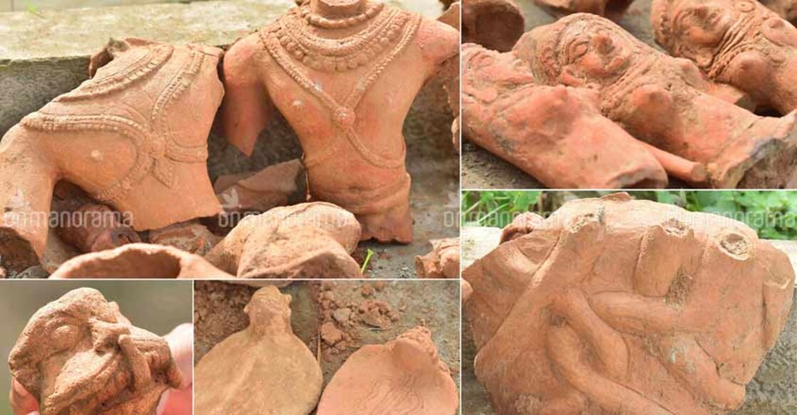 Centuries-old terracotta artefacts found on Pampa banks