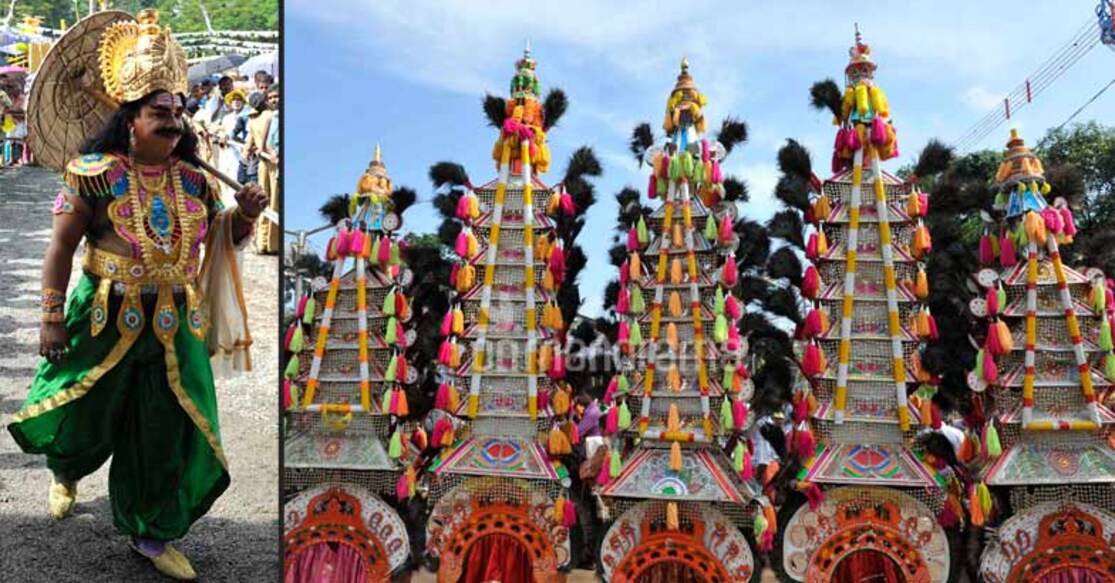 Athachamayam at Tripunithura. Photo: Josekutty Panackal