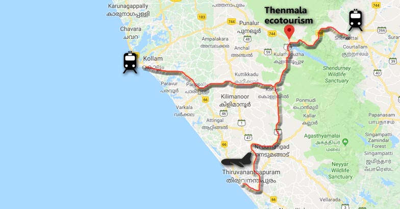thenmala eco tourism timings