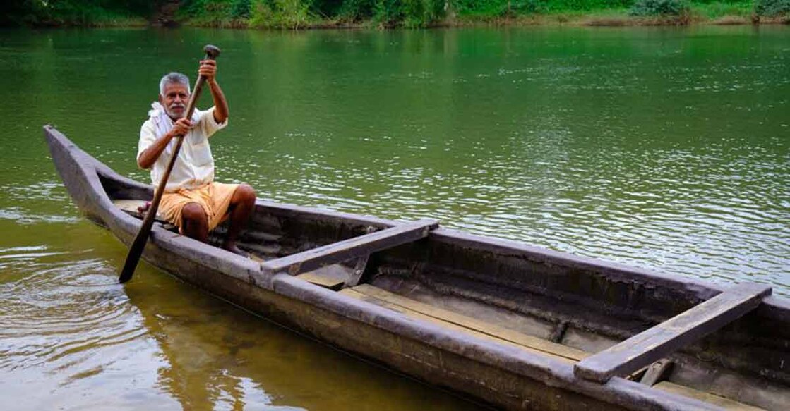 Kavalipuzha: A riverside called 'beach' with a solitary paddler