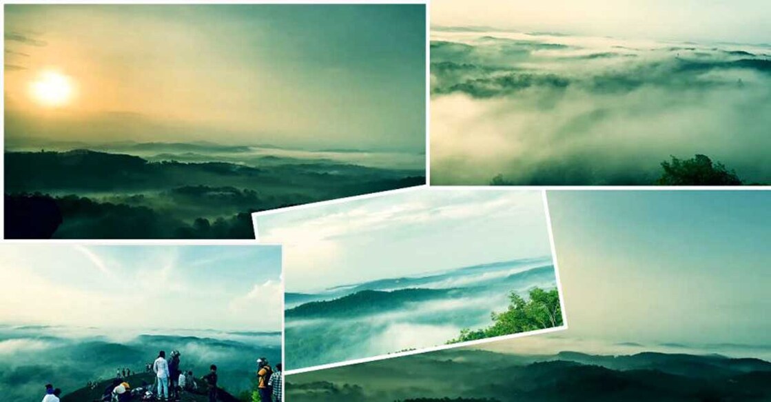 Anjumalapara, a hill in Pathanamthitta that resembles Meesappulimala