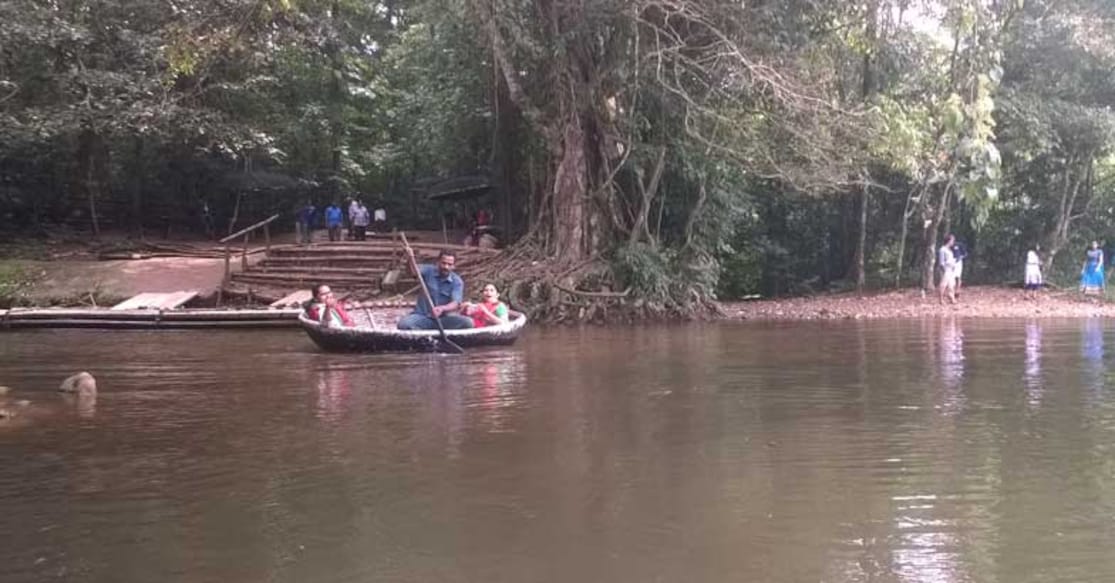 Round and round, on a coracle Round and round, on a coracle. Photo: Ajish George