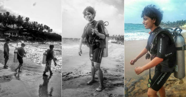 Exploring the life underwater at Kovalam Exploring the life underwater at Kovalam