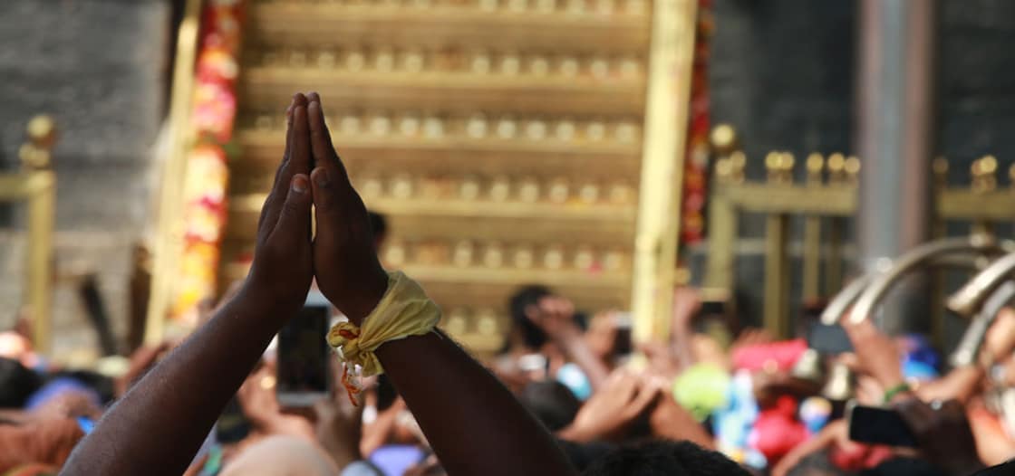 Sabarimala pilgrim. Photo: Onmanorama