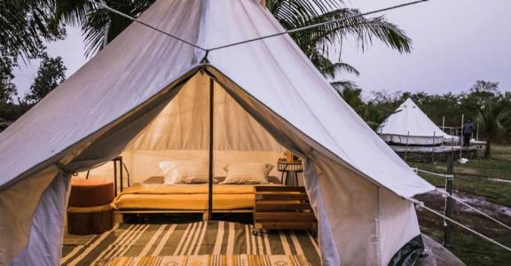 What is glamping and what's the difference between camping and glamping?
