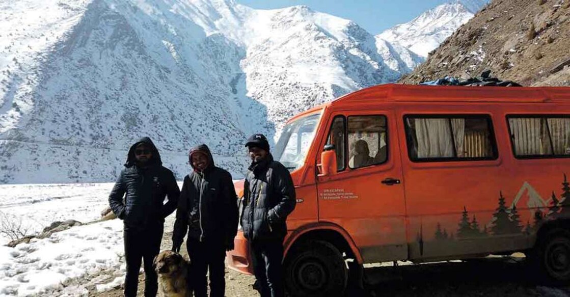 Travel and work go hand in hand for this trio