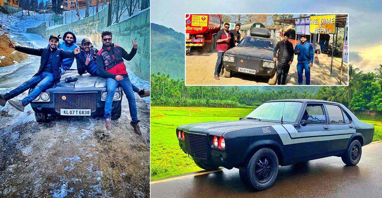 Vintage Contessa car takes four youths across India and Nepal in style