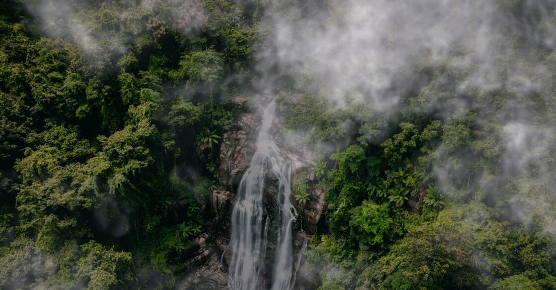 Aruvikachal, highest waterfall in Kottayam. Photo: Atlee Fernandez