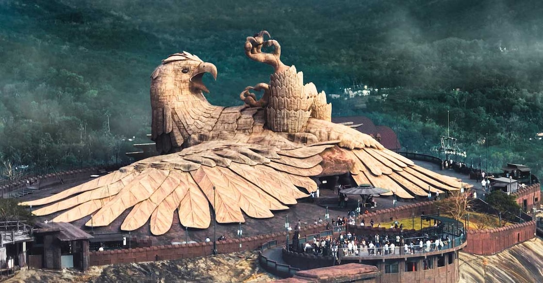 The Jatayu Rock. Photo: Facebook/Jatayu Earth's Center