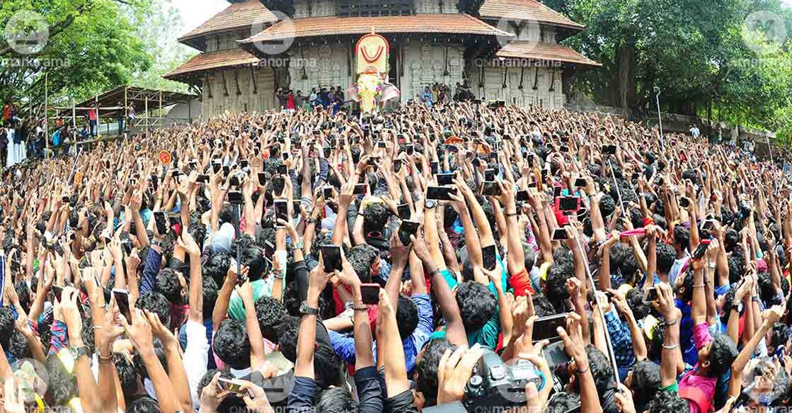 The festival revolves around a cordial rivalry between the Paramekkavu Bhagavathi Temple and the Thiruvambadi Sri Krishna Temple, situated within the vicinity of Vadakkumnathan Temple of Thrissur. Representative image/Fahad Muneer KM/Manorama