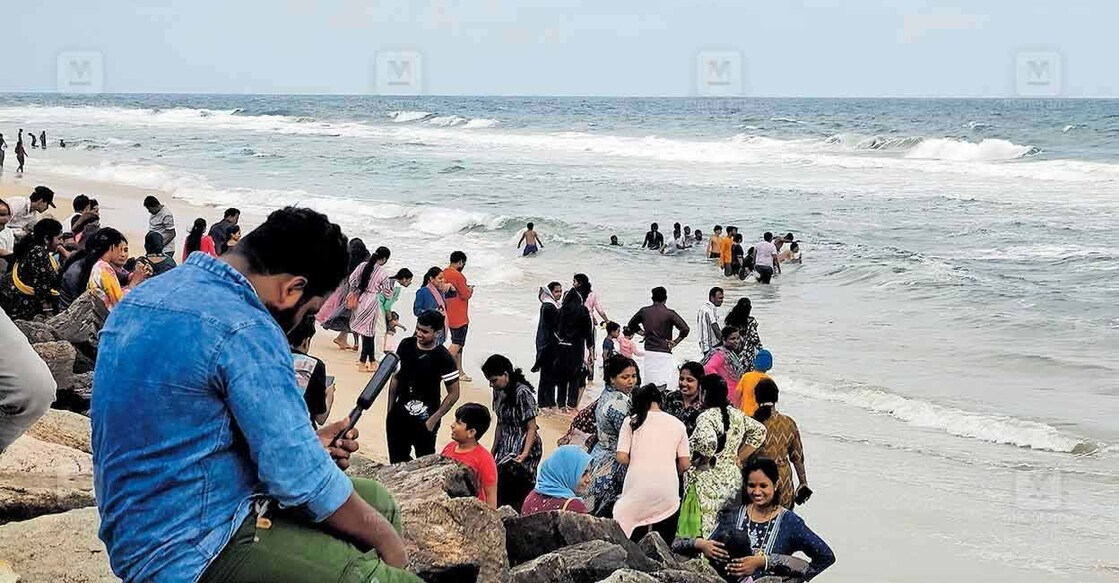 It was a few days ago that two members of a family lost their lives on the Kappil Beach. File Photo