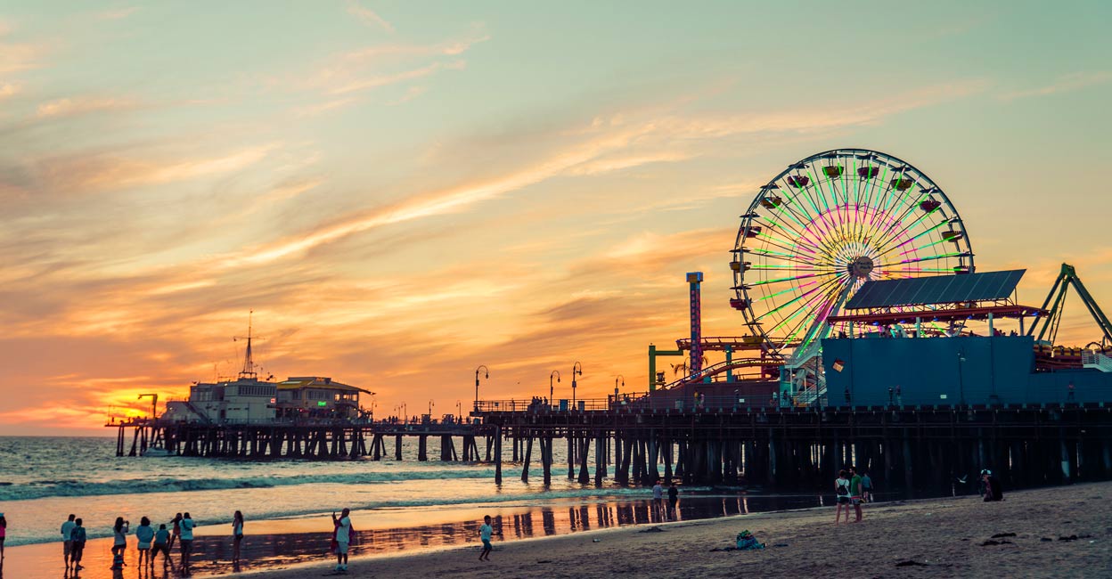 How to Get to the Santa Monica Pier in California