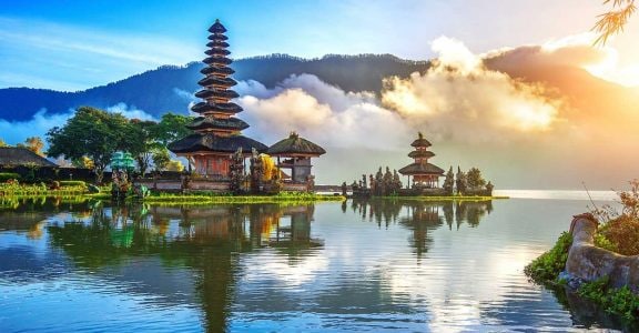 Pura Ulun Danu Bratan temple in Bali