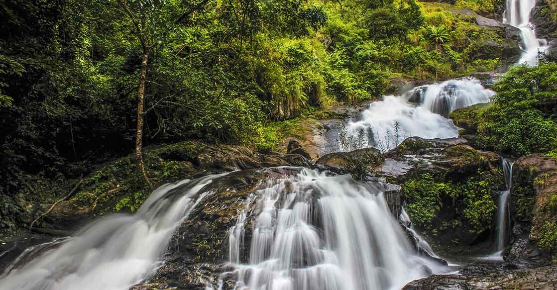 Iruppu waterfalls in Coorg/Madikeri. Photo: Shutterstock/Vivek BR