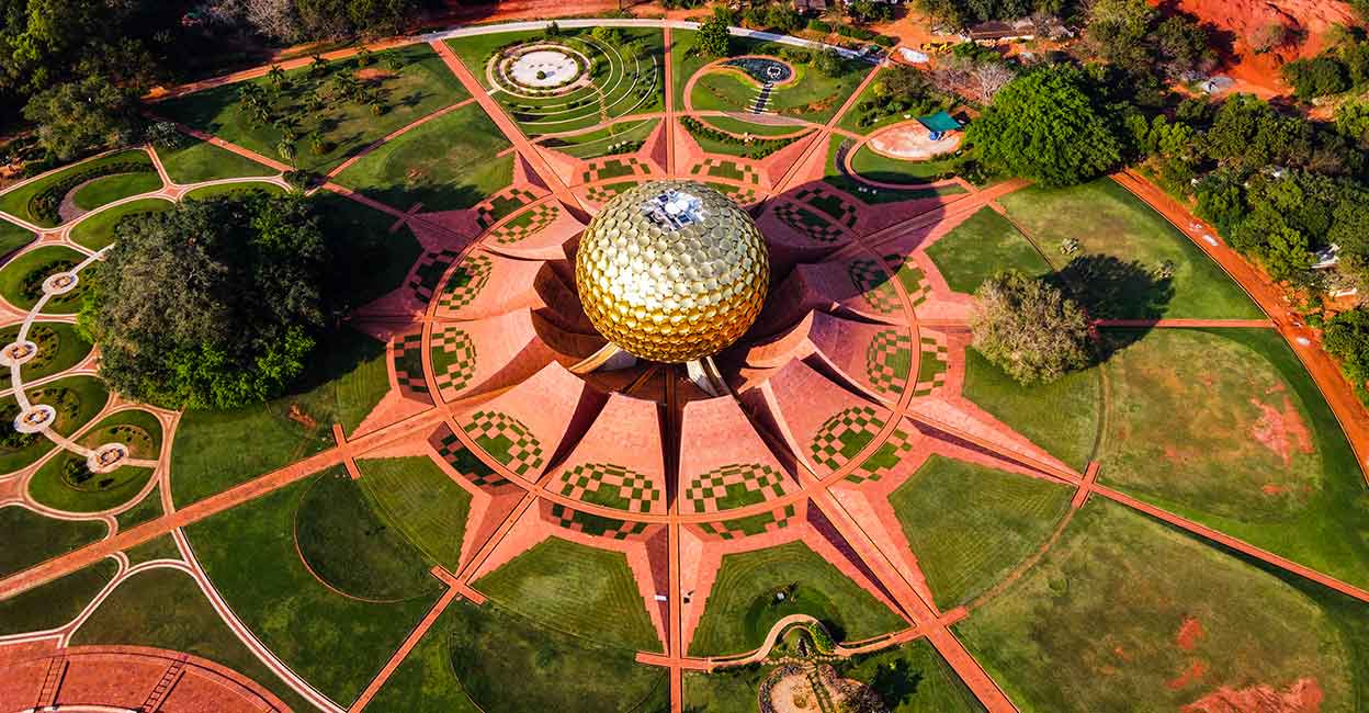 auroville Auroville. Photo: Shutterstock/ Vyas Abhishek