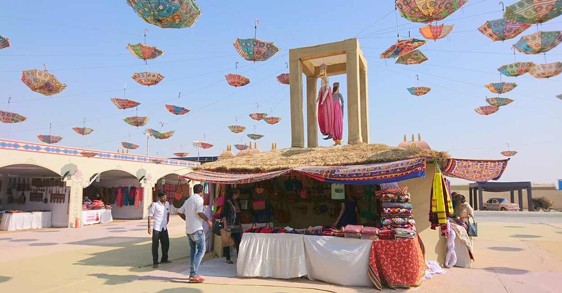 Dhordo, located near Kutch, is known for its 'Rann Utsav,' where visitors get to admire the 'white desert' of the region.  Photo: Shutterstock/mridulablog