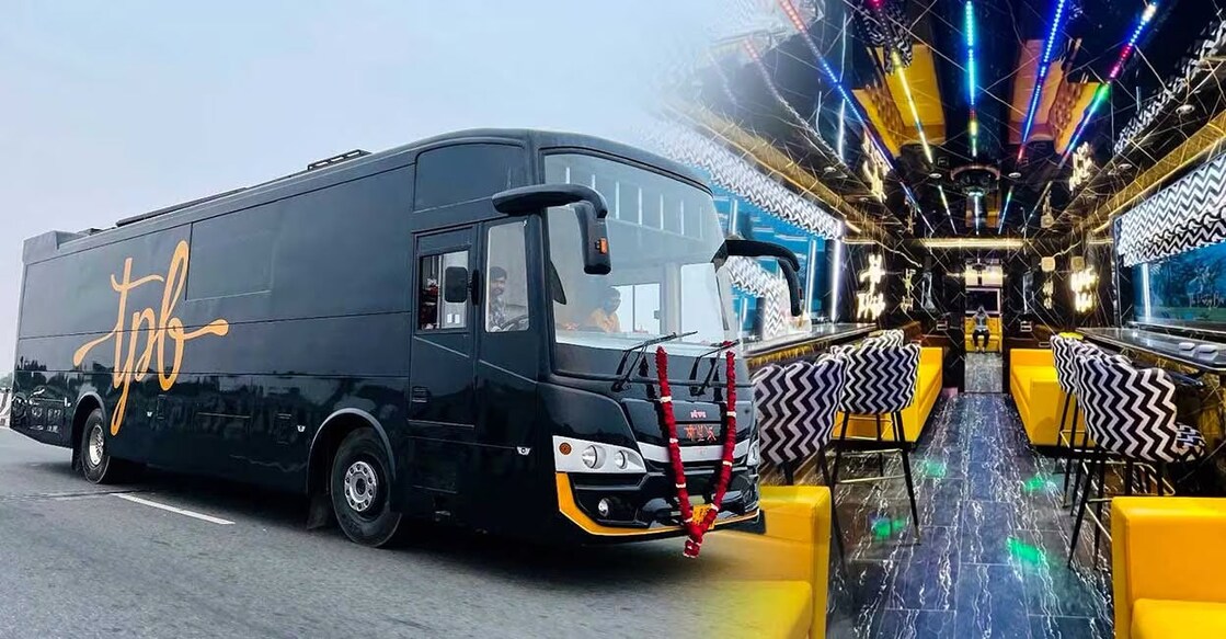 A total of 23 revellers can bask in the rolling fiesta, complete with pulsating music, dazzling lights, and an atmosphere charged with infectious energy. Photo: @Instagram/Party Bus 