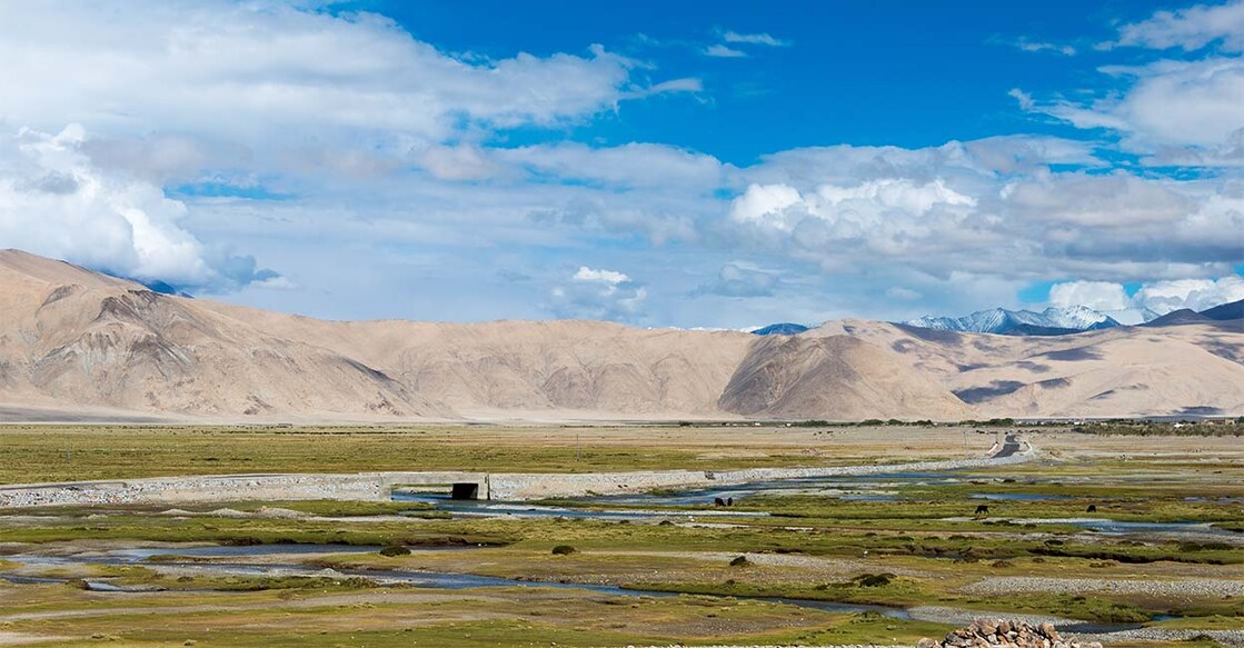 A glimpse from a village in Ladakh. Photo: Shutterstock/Ladakh-beibaoke