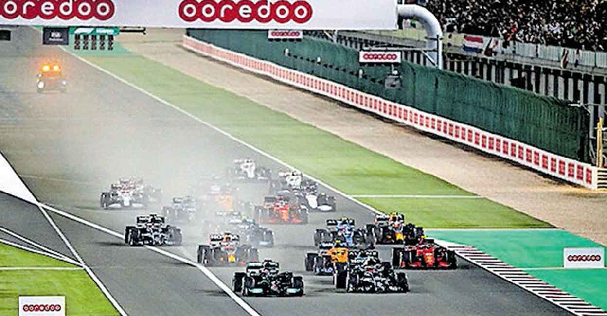 formula-1-qatar The much-awaited Grand Prix is on October 8, at 8 pm. Representative image/fia.com