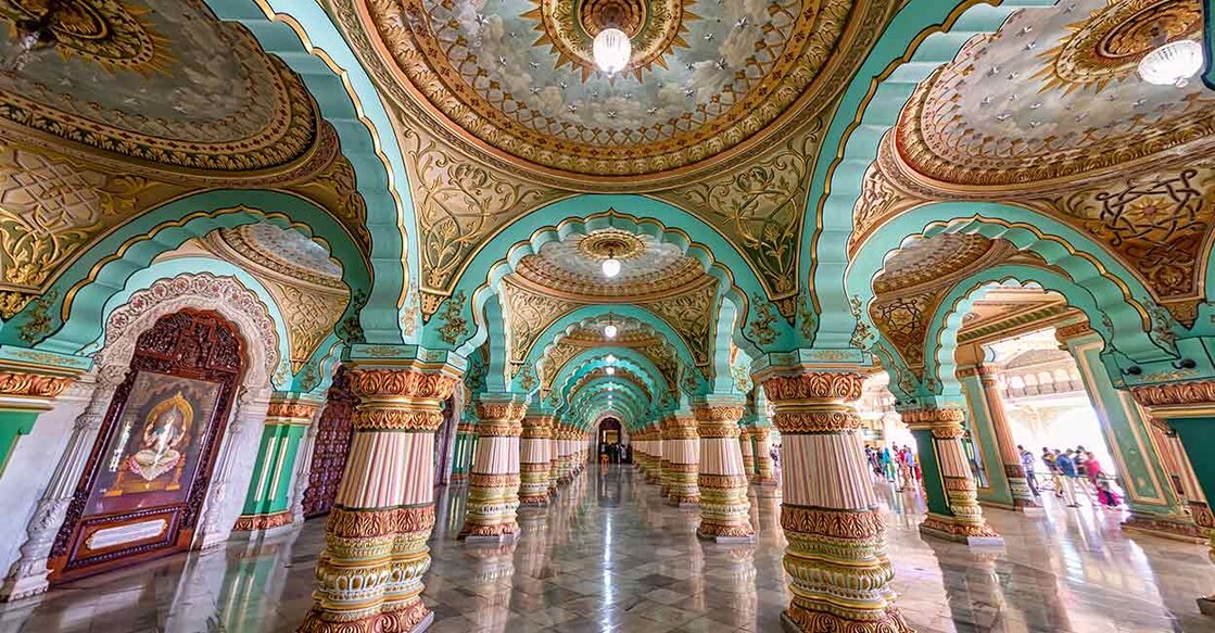 Mysore Palace is one of the prime destinations where the tourists of Bharat Gourav train would be taken. Photo: iStock/Astalor