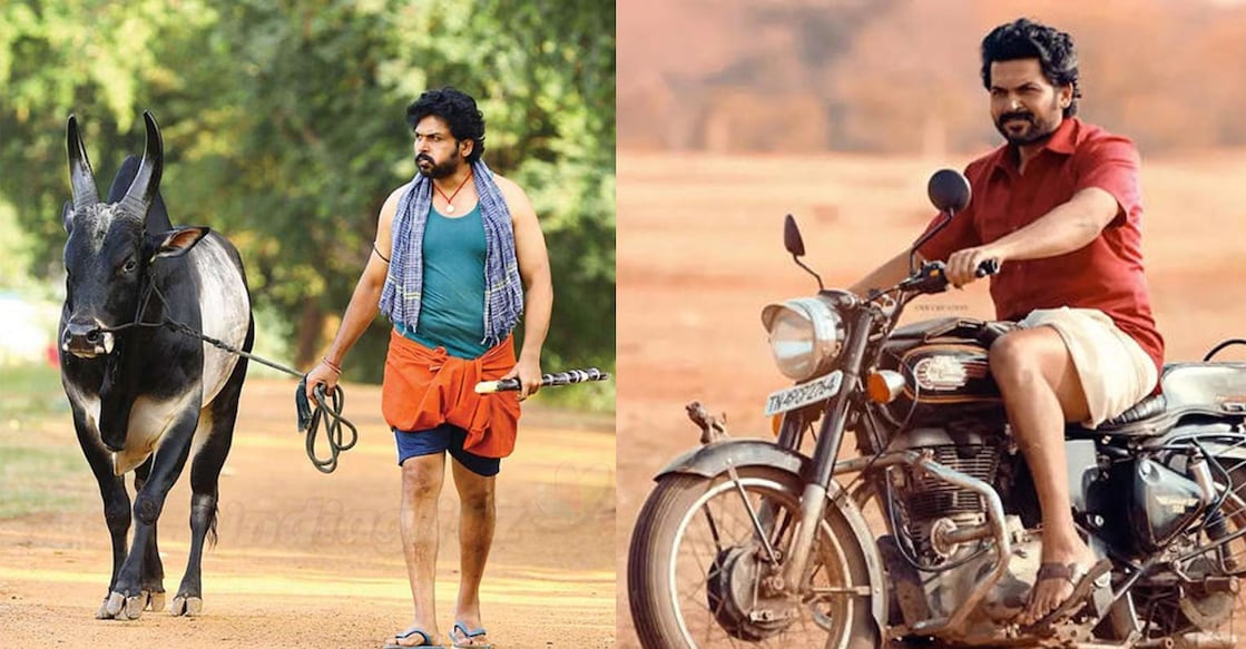 'Meiyazhagan' stars Karthi and Arvind Swami in lead roles. Photo: Special Arrangement