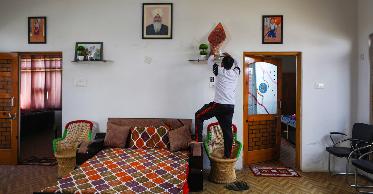 PTI02_28_2024_000126A The Jammu and Kashmir administration has recently given its nod for the construction of homestays in the close vicinity of the famous Baba Chamliyal shrine in the Ramgarh sector to boost border tourism amid prevailing peace on the borders. Photo: PTI