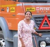 Kerala homemaker-turned-truck driver explores India from behind the wheel