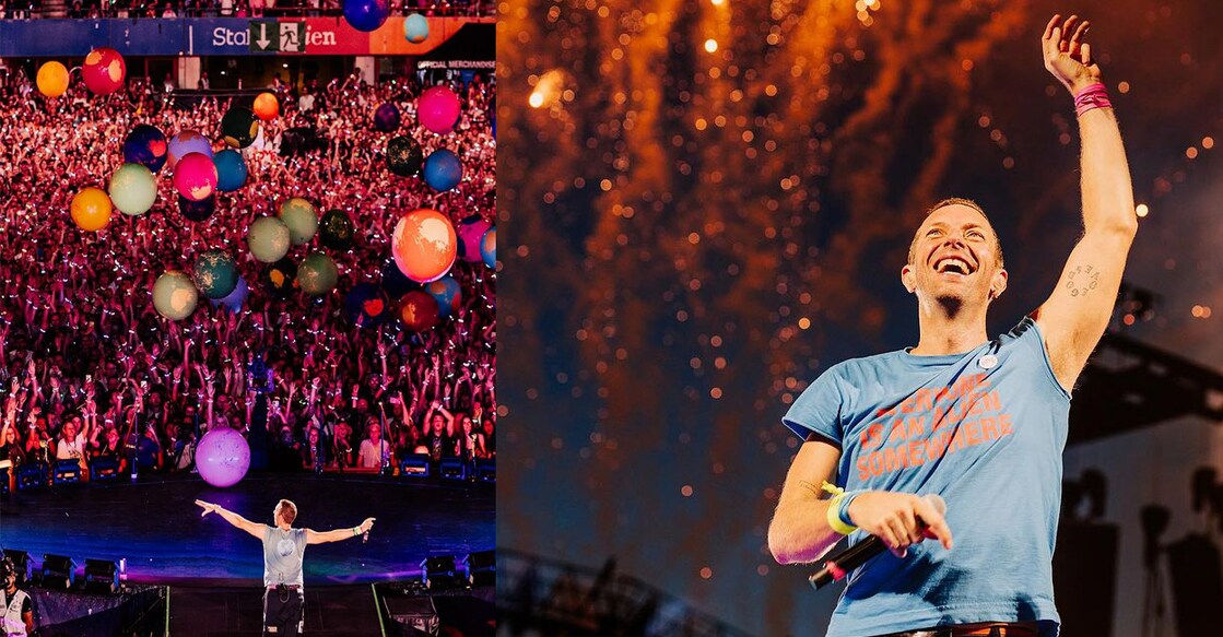 The Coldplay concert will be held at the DY Patil Stadium in Mumbai, and the shows are scheduled for January 18 and 19. Photo: Instagram/@coldplay