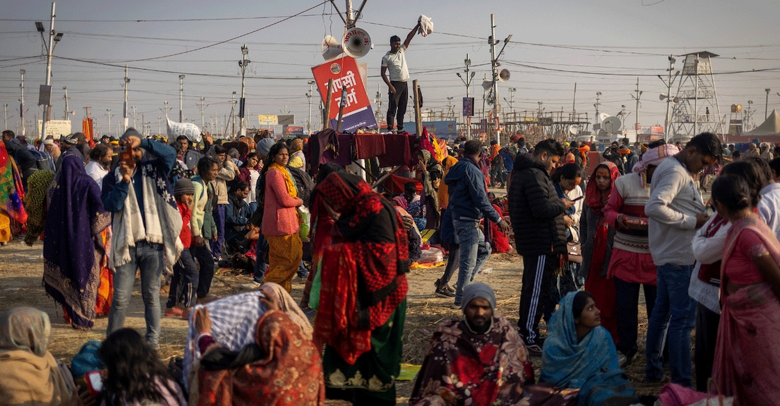 INDIA-RELIGION-KUMBH The stampede happened around 2.30 am, according to various reports, after millions of devotees gathered at the Sangam Ghat. Photo: Reuters