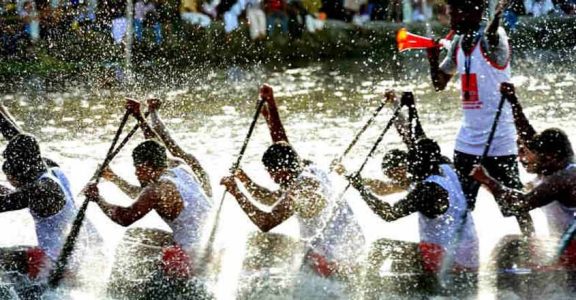 14 competed in the first Water Carnival cardboard boat races, Local