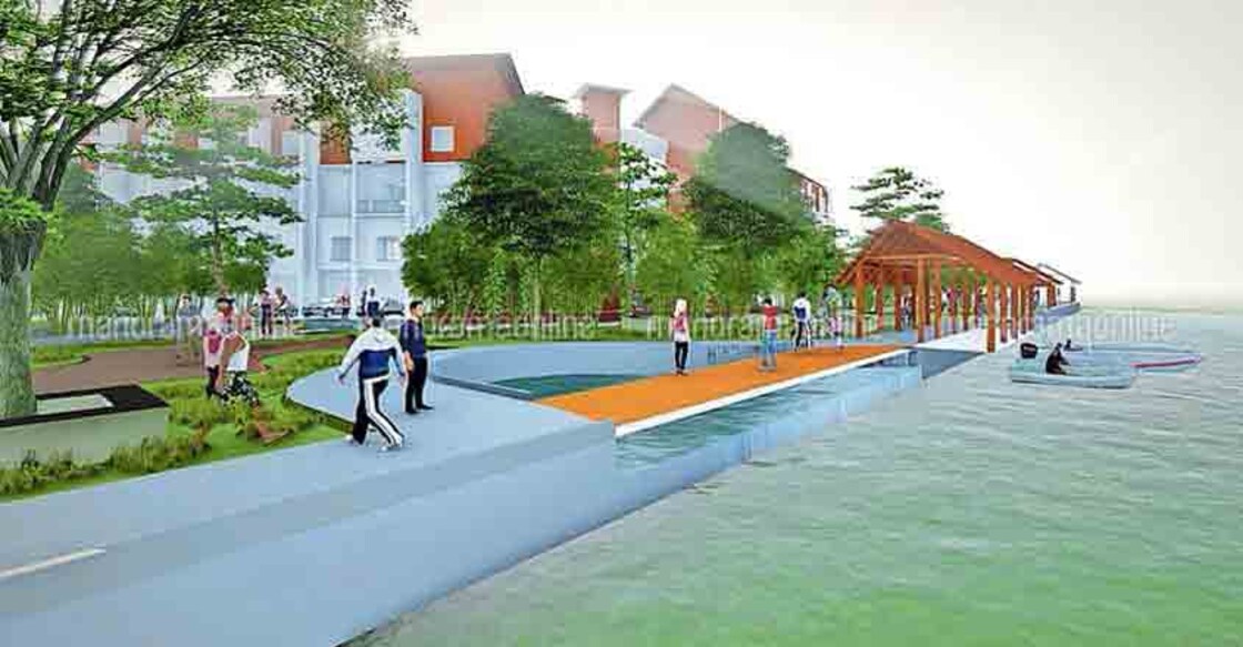 Kasaragod riverside park project Kasaragod riverside park project