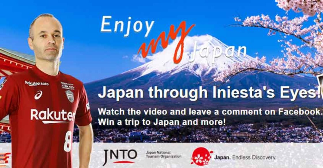 Andrés Iniesta stars in new Japanese tourism campaign
