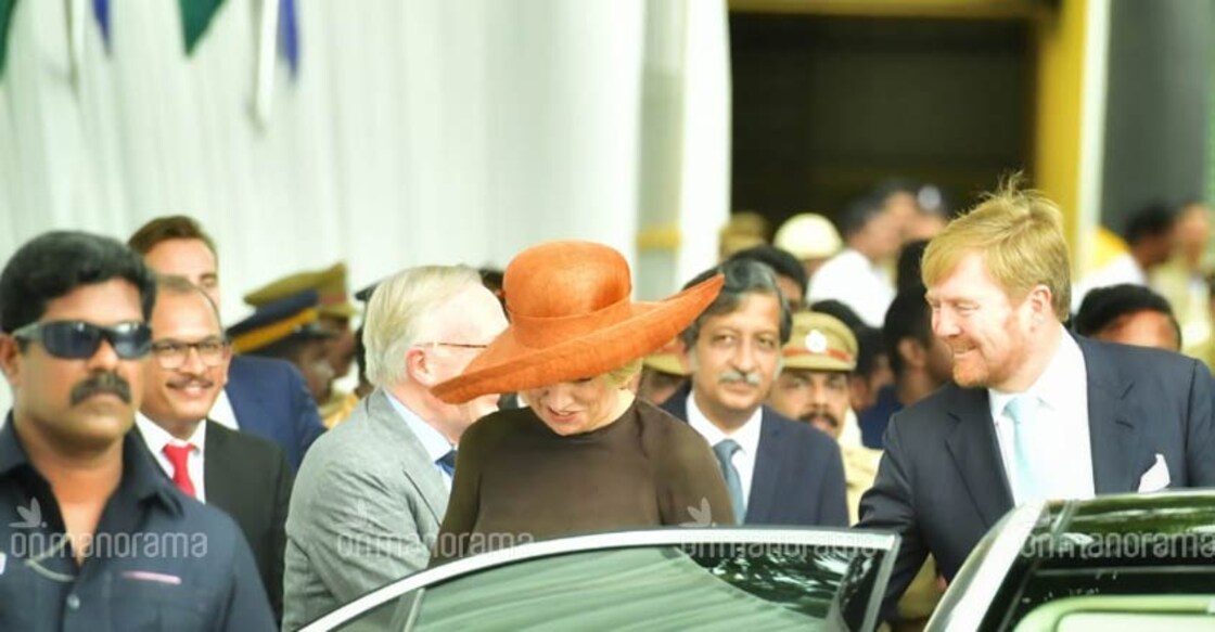 In maiden trip to Kerala, Dutch Royals visit Mattanchery palace