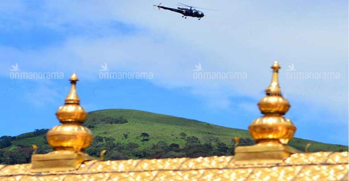 Sabarimala helicopter service to take off next month