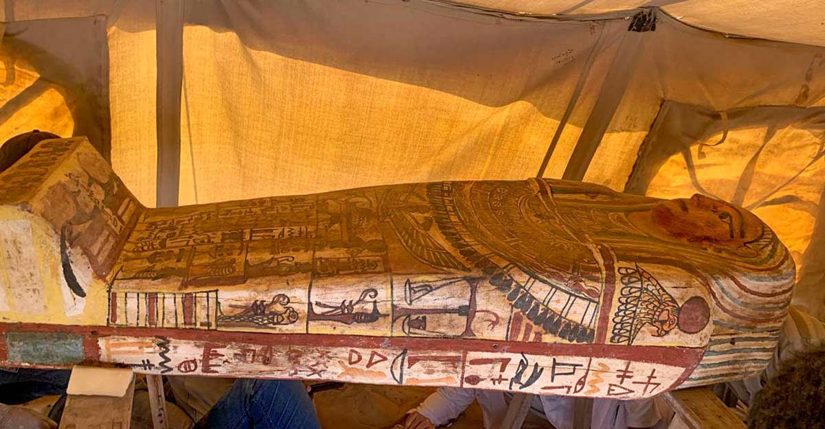 Archaeologists unearth 27 coffins at Egypt's Saqqara pyramid | Travel
