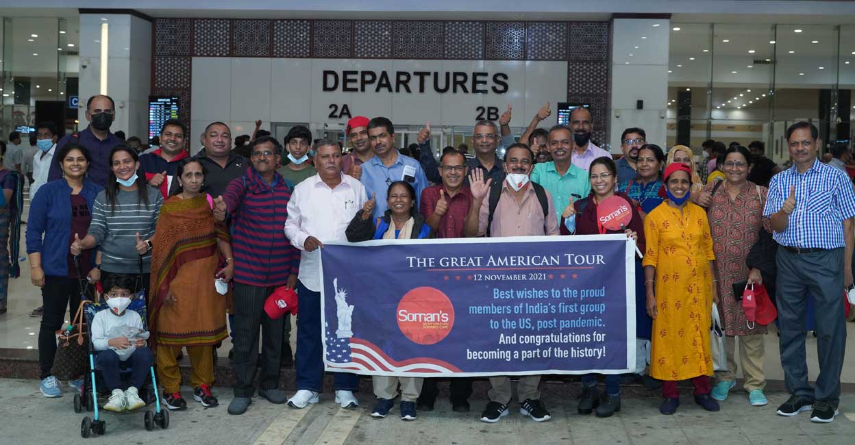 First group of tourists from India to US fly out from Kochi post pandemic