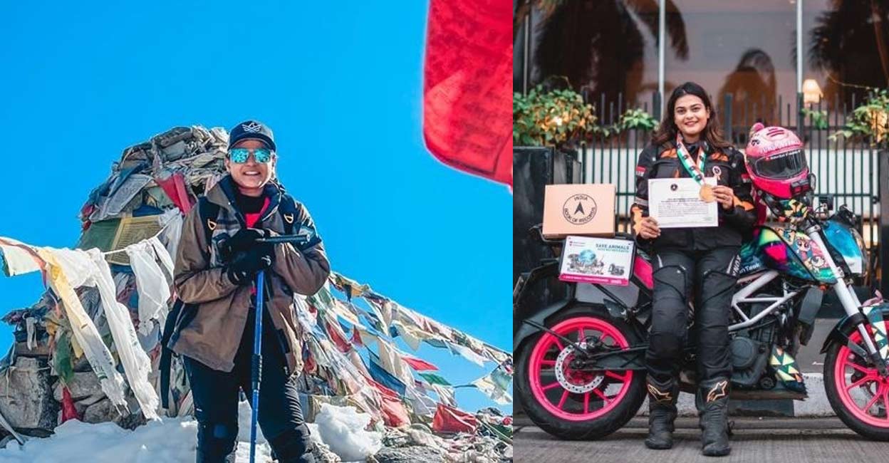 This woman motovlogger rides from Lukla to Everest base camp in Nepal