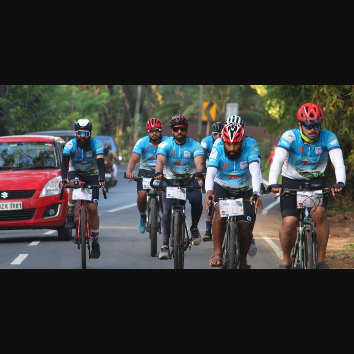 12 bicycle riders cover 1 200 km across Kerala in 10 days to boost