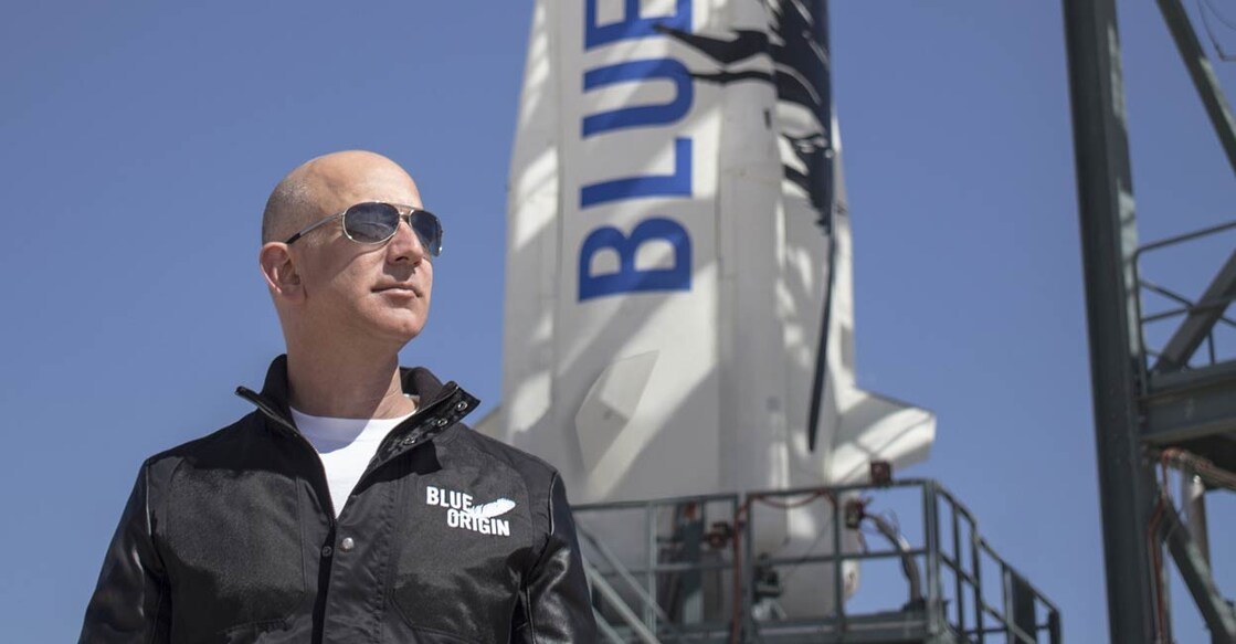 Jeff Bezos, founder of Blue Origin