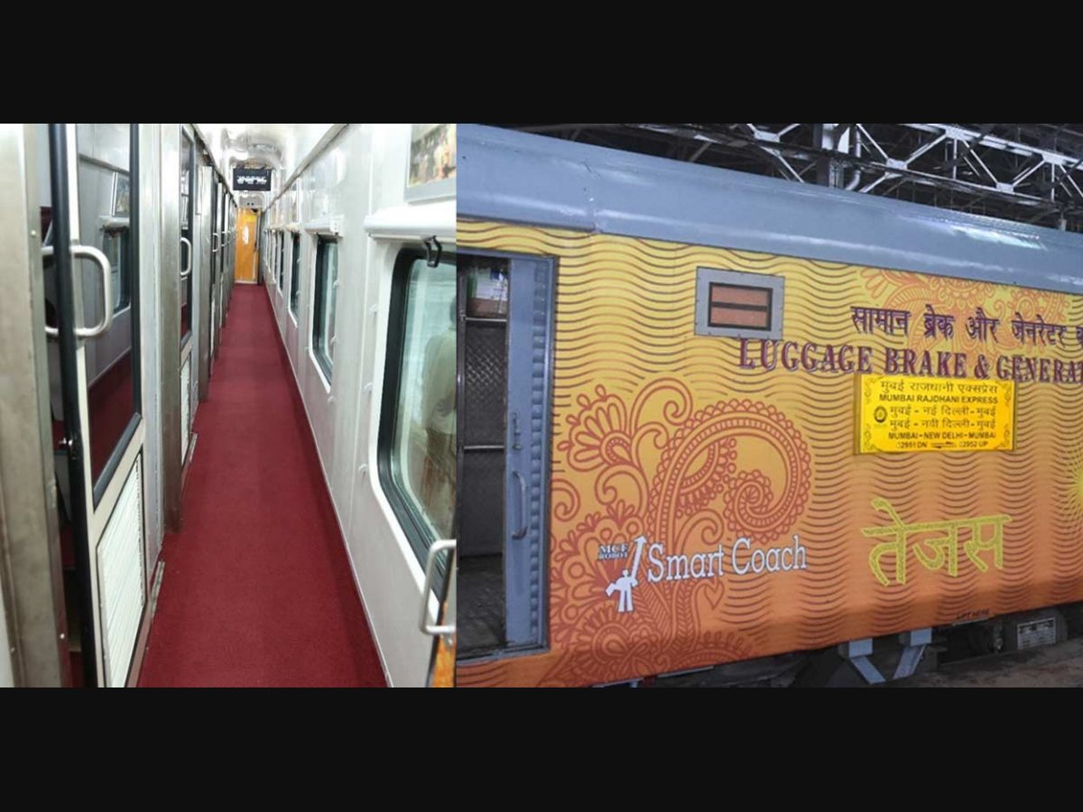 New smart coaches of Mumbai-Delhi Rajdhani Express will titillate  passengers | Travel News | English Manorama