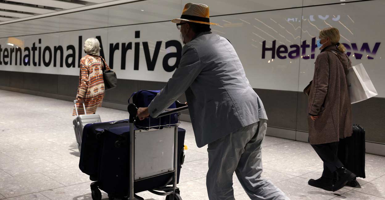 Heathrow's Terminal 5 in west London. Photo: AFP